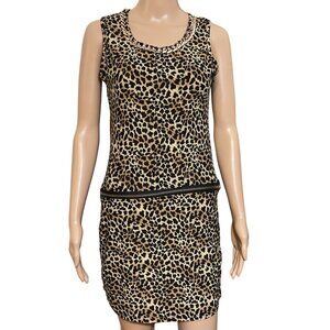Vince Otto Animal Print Dress Size L/XL